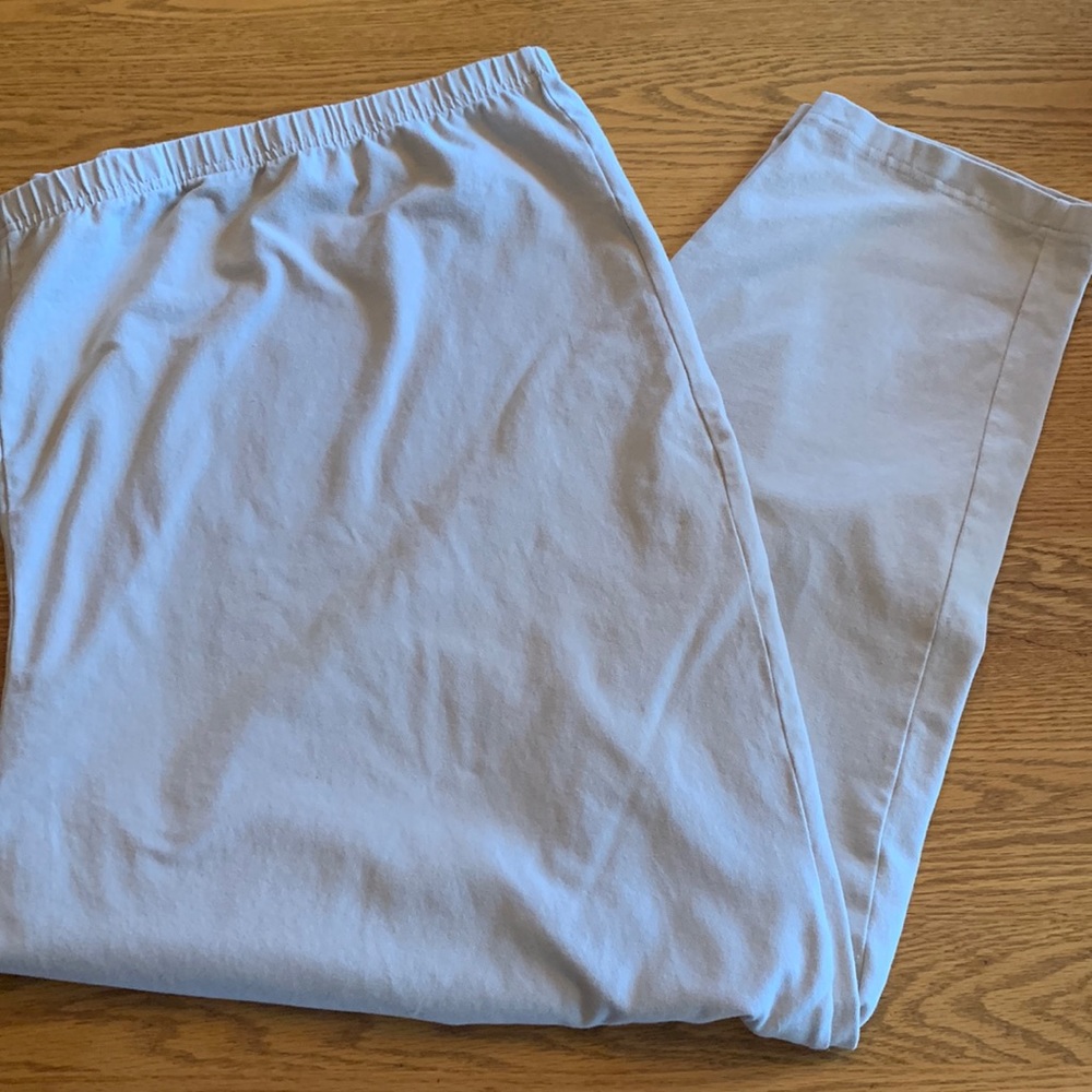 Pants Plus Size ladies tan stretchy Sz 6x
